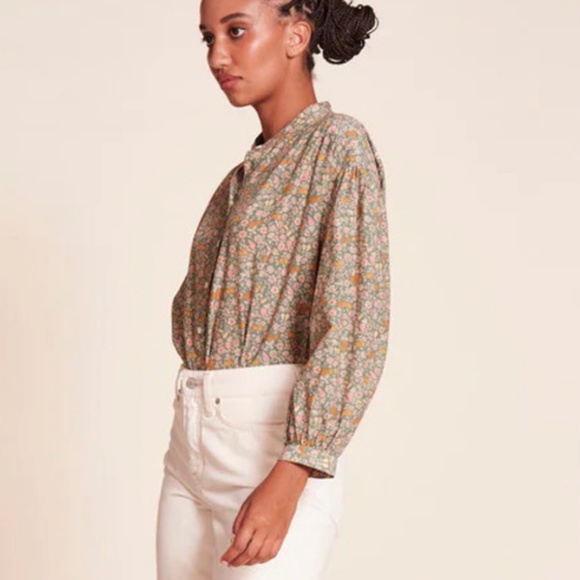 Trovata Birds of Paradis Lilly Shirt in Petits Fruits, size S, NWT - Picture 2 of 14